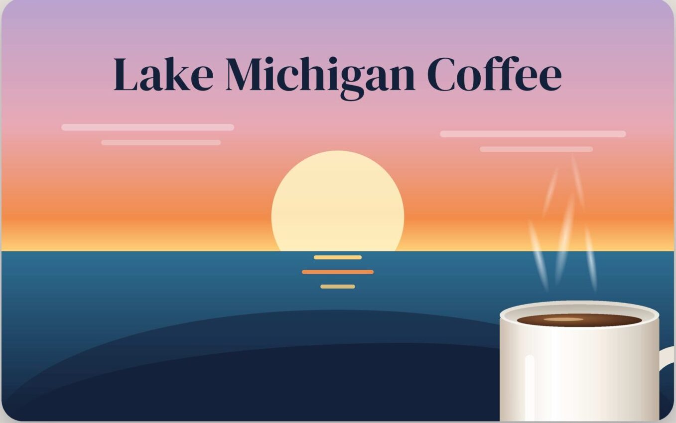 A Lake Michigan Coffee gift card