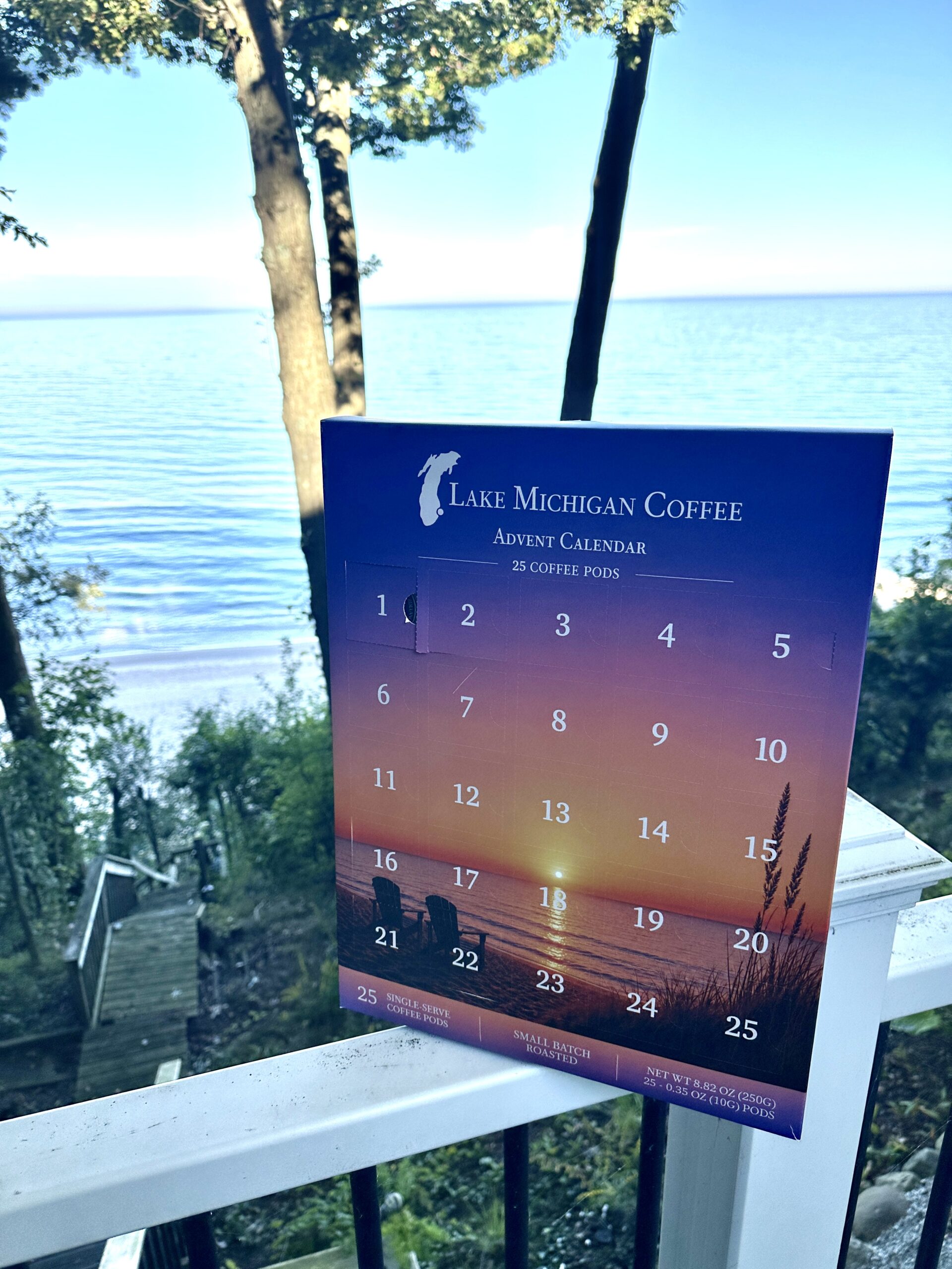 The Lake Michigan Coffee 25-pod coffee advent calendar